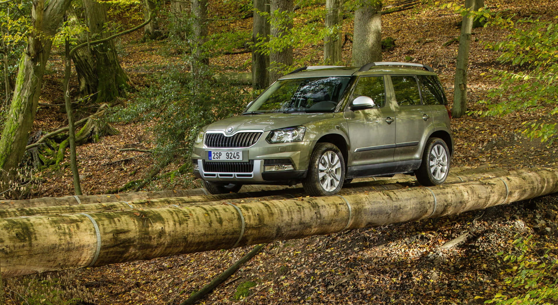 Robust Skoda Yeti Dominating The Wilderness Wallpaper