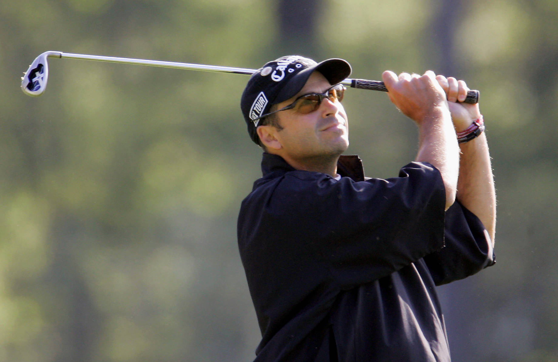 Rocco Mediate In Action During A Golf Tournament Wallpaper