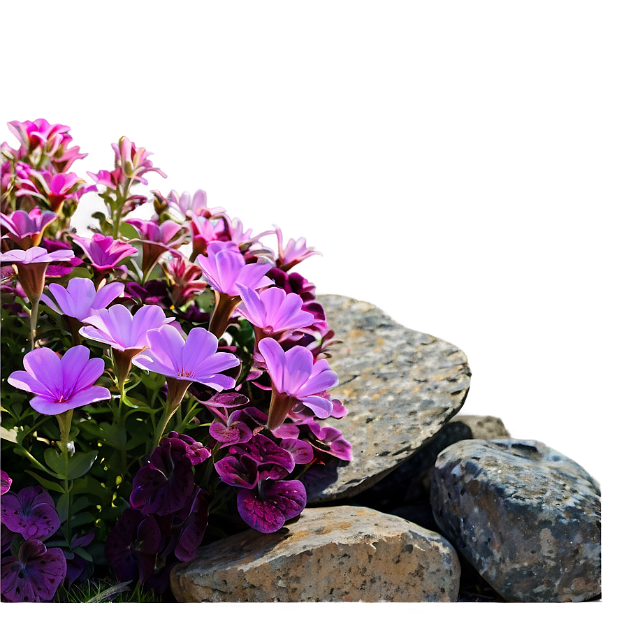 Rock Flower Bed Png Eif PNG