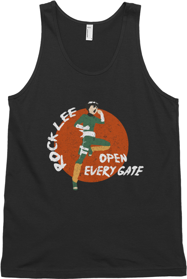 Rock Lee Open Every Gate Tank Top PNG