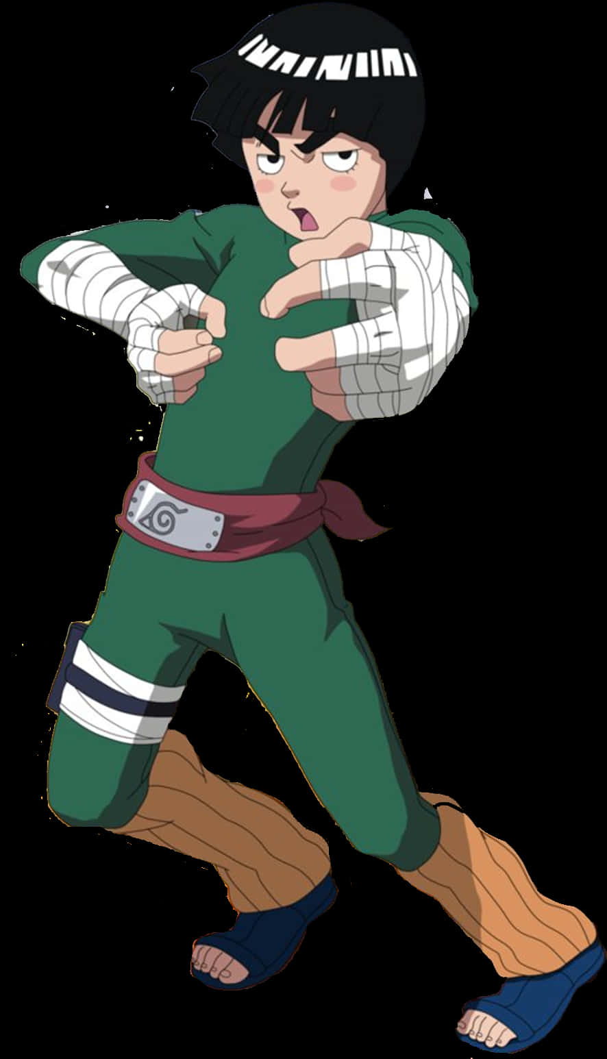 Rock Lee Readyfor Battle PNG