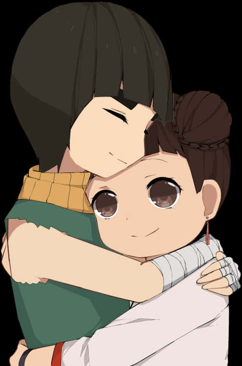 Rock Lee Tender Hug PNG