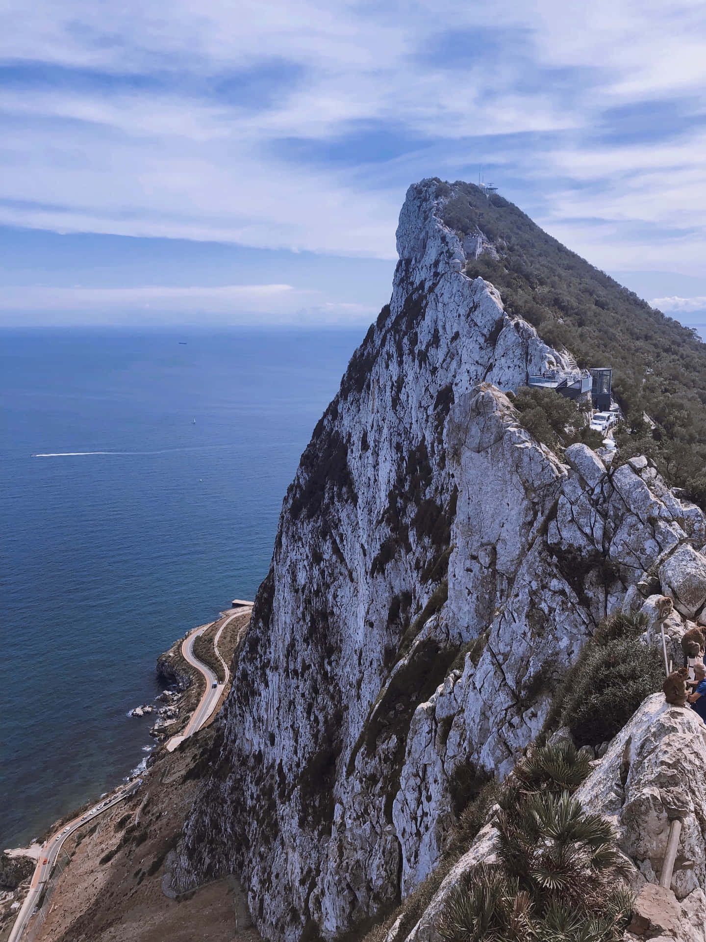 Rock Of Gibraltar Monolithic Limestone Wallpaper