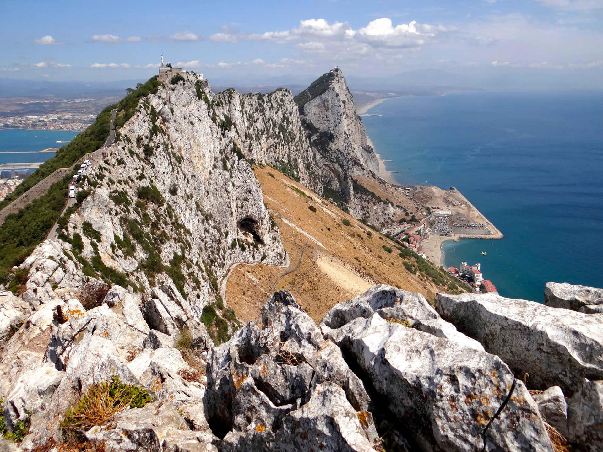 Rock Of Gibraltar Rocky Mountain Wallpaper