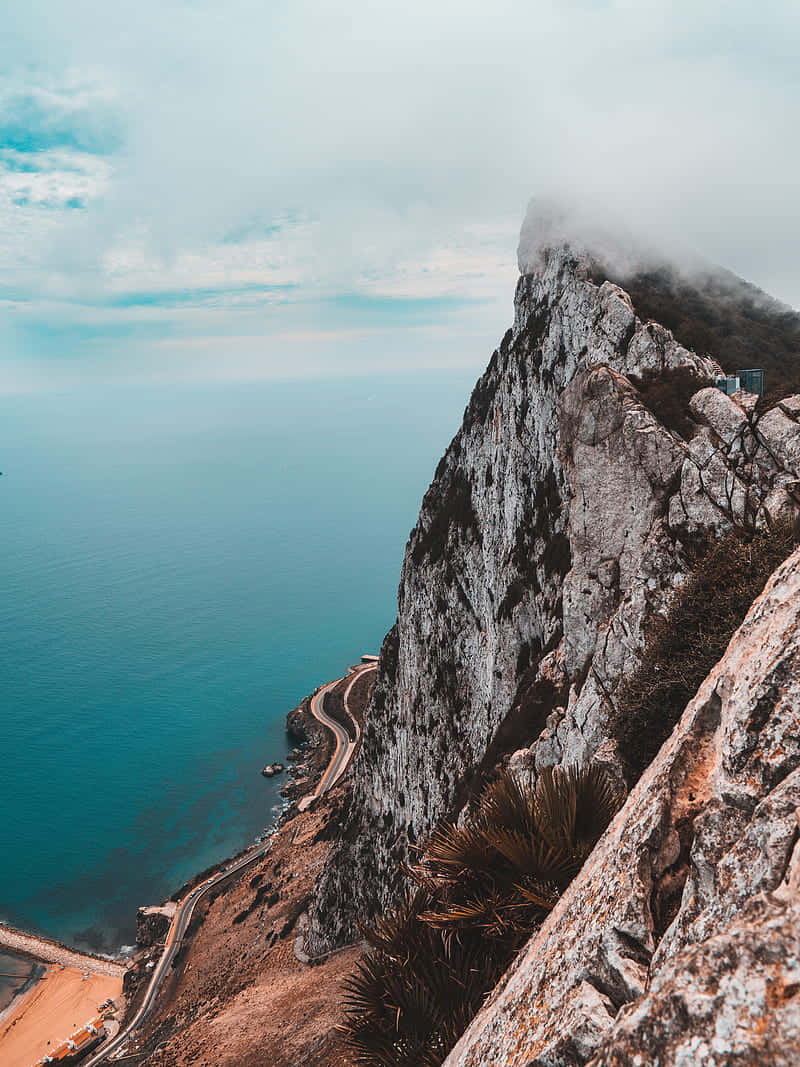 Rock Of Gibraltar Touching The Sky Wallpaper