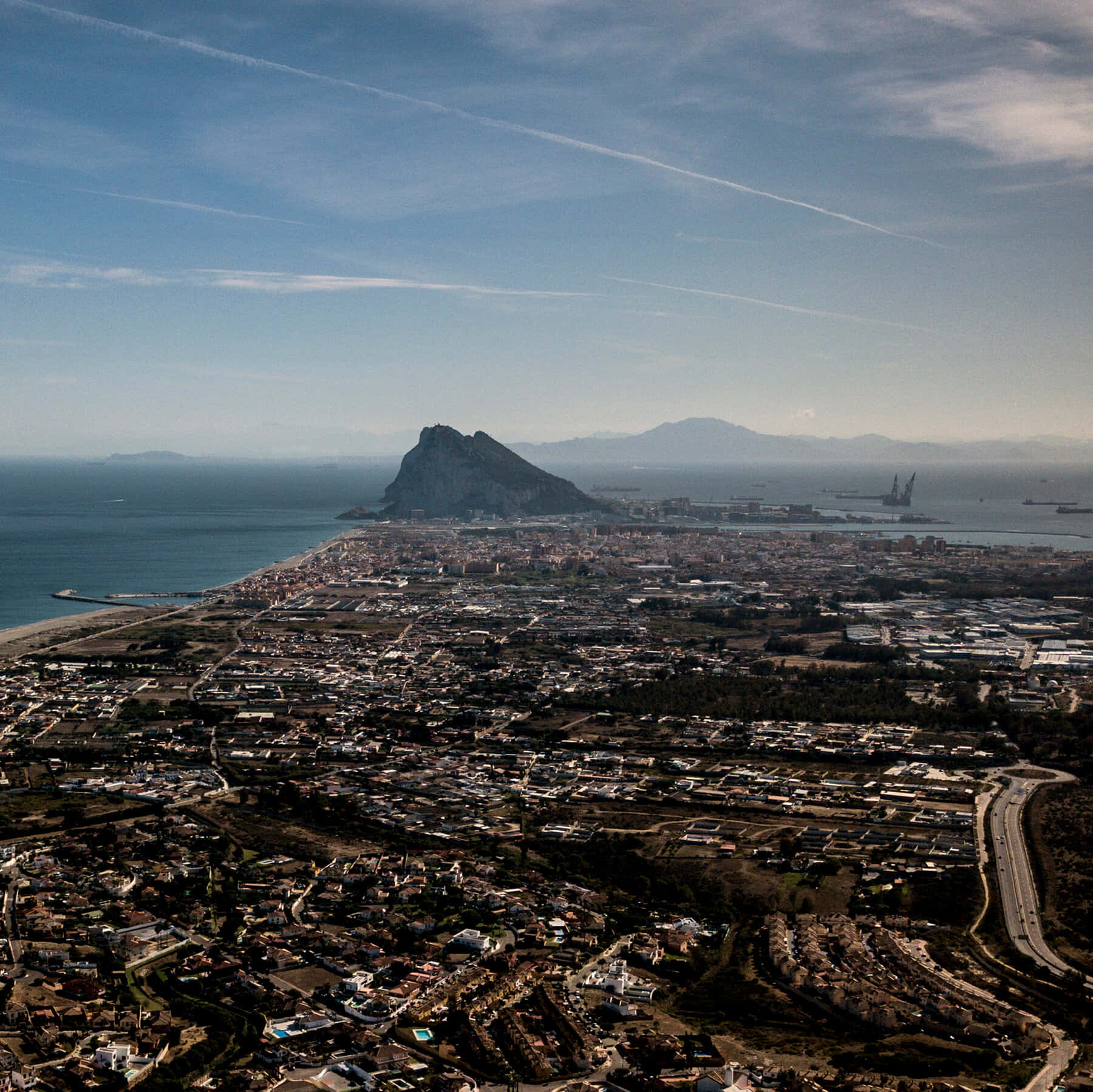 Rock Of Gibraltar View Wallpaper