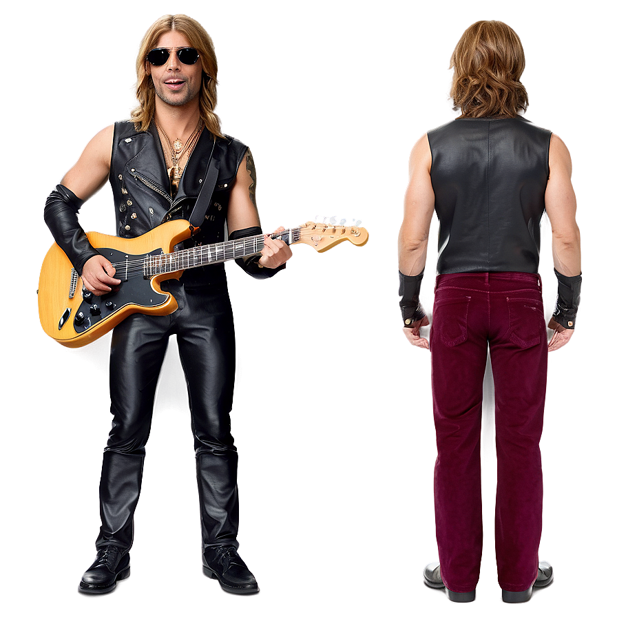 Rock Star Costume Png 06242024 PNG