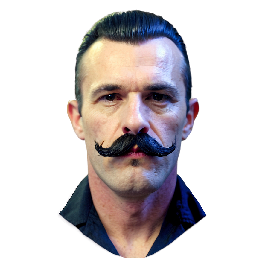 Download Rockabilly Musician Mustache Png Mif26 | Wallpapers.com