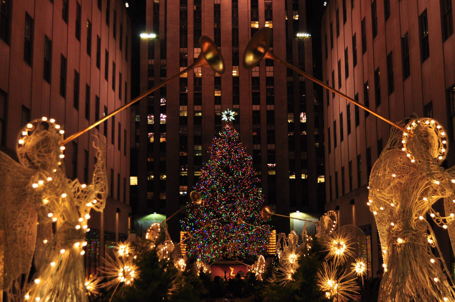 Rockefeller Center Angel Lights Picture