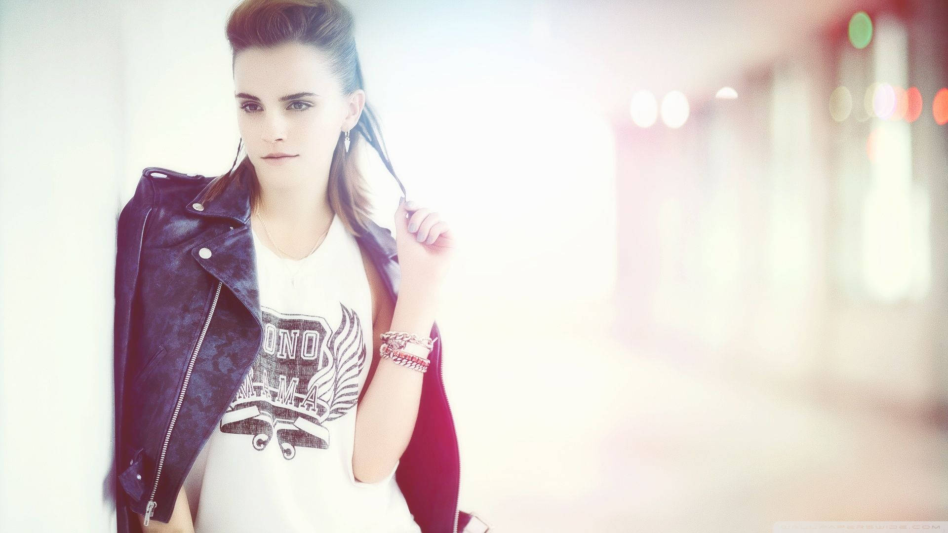 Rocker Girl Emma Watson Wallpaper
