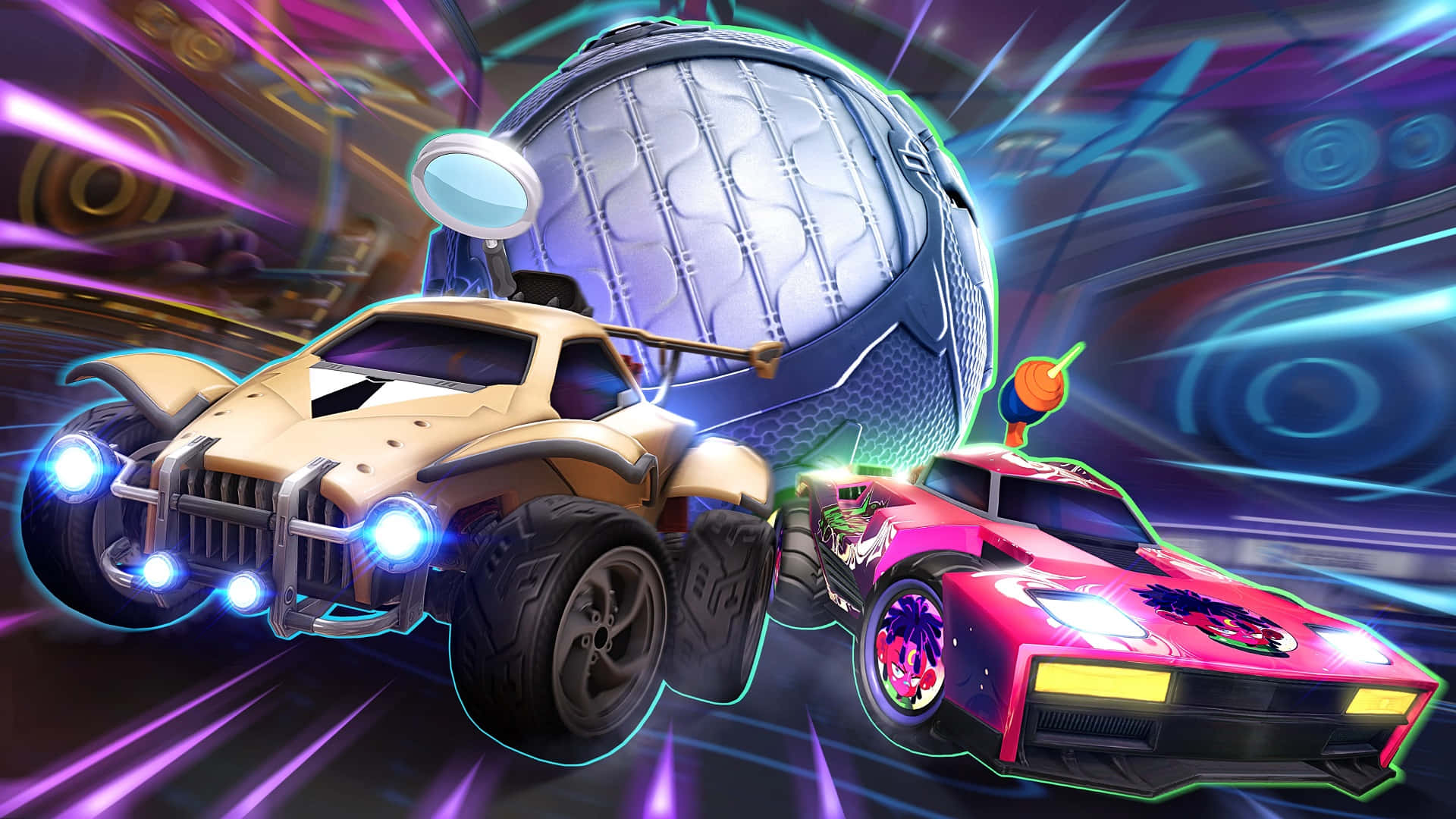 “Ride the rocket - take your game to the next level with Rocket League!”