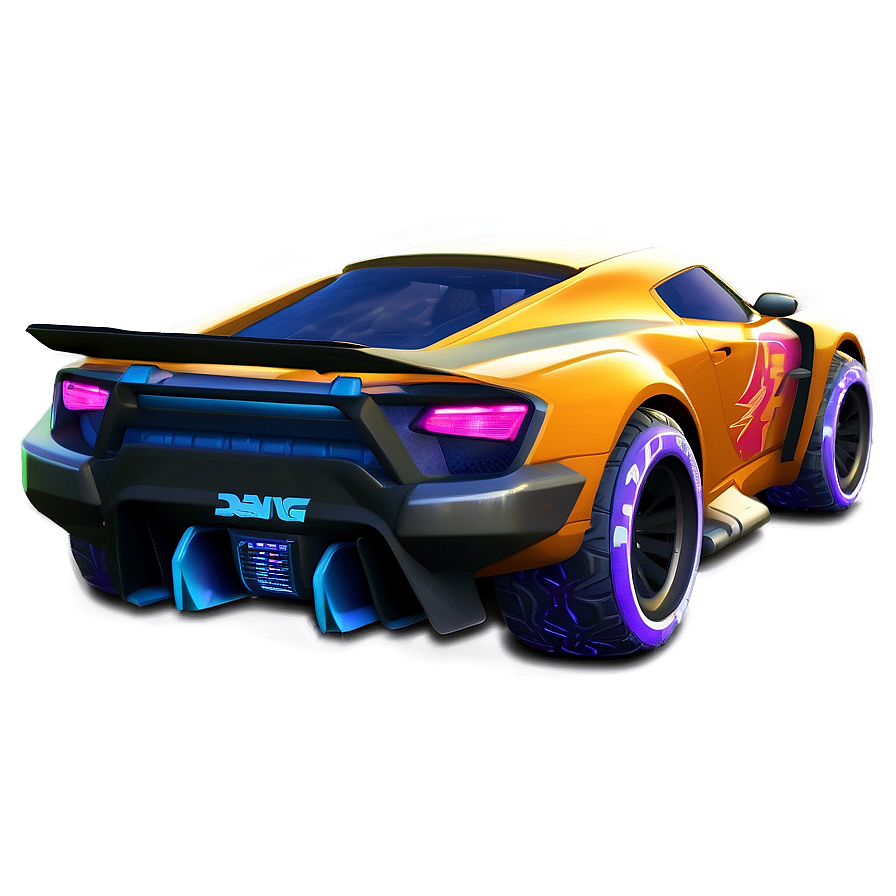 Rocket League Car Back View Png Yom PNG