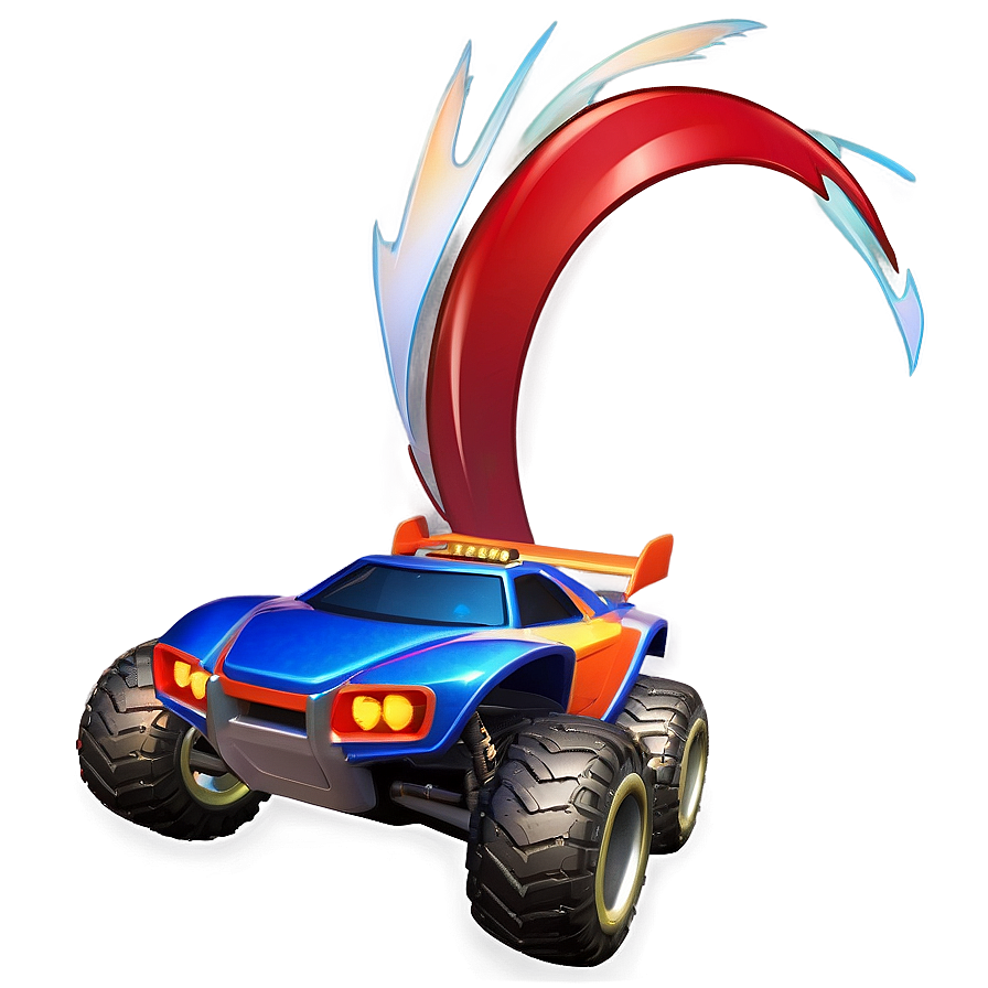 Rocket League Car Close-up Png 06122024 PNG
