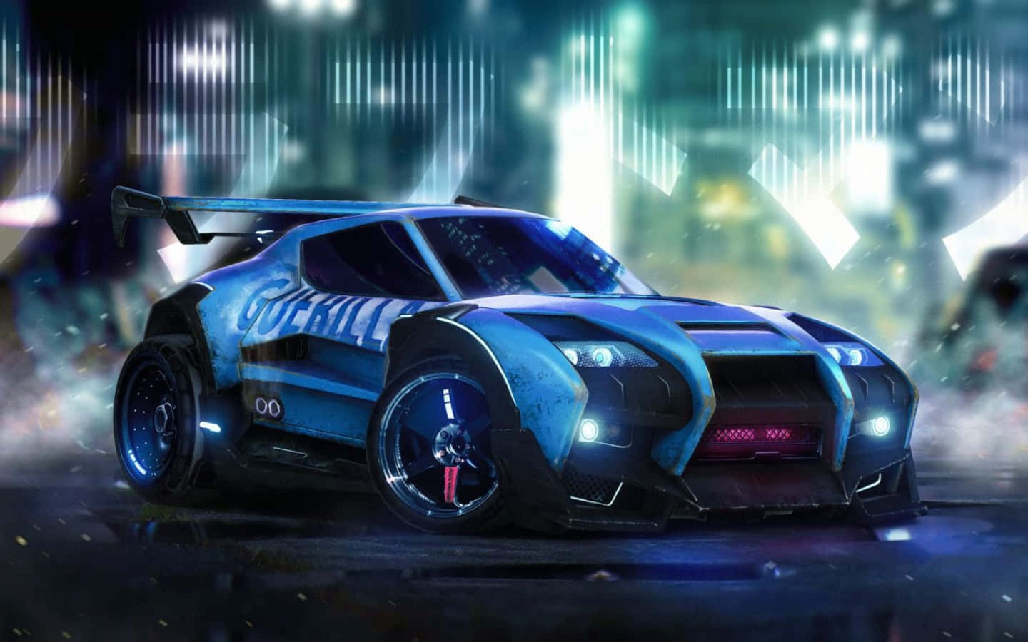 Get Ready for Speed and Power with Rocket League Desktop Wallpaper
