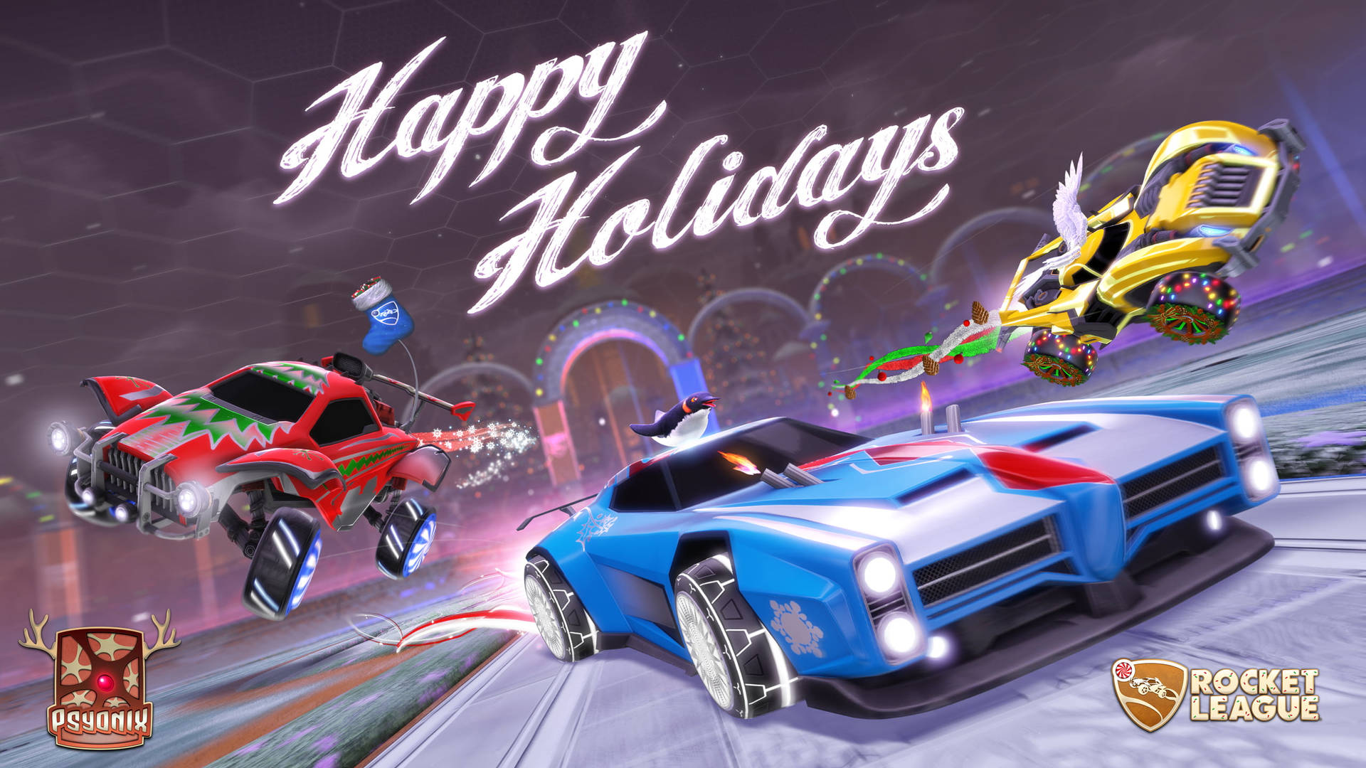 Rocket League Digital Holiday Poster