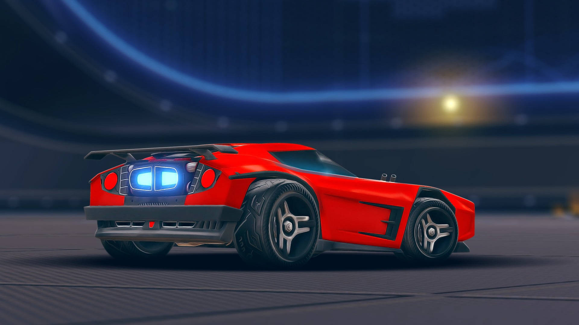 Rocket League Hd Red Car
