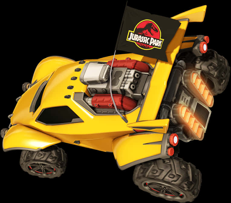 Rocket League Jurassic Park Car PNG