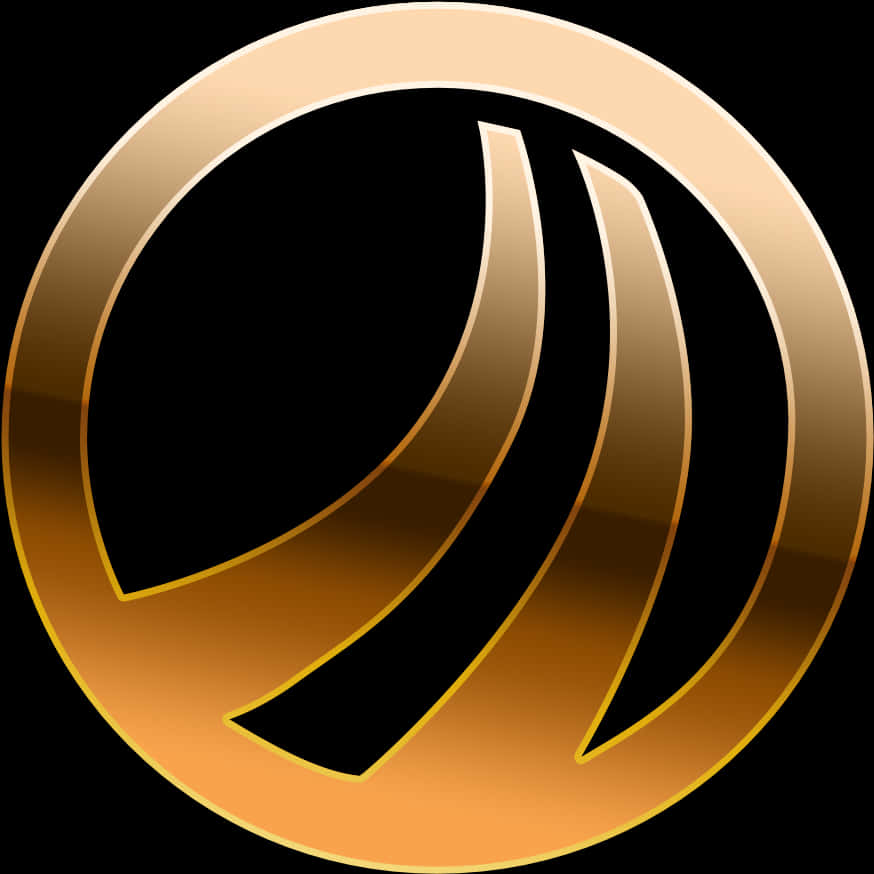 Rocket League Logo Golden Emblem PNG