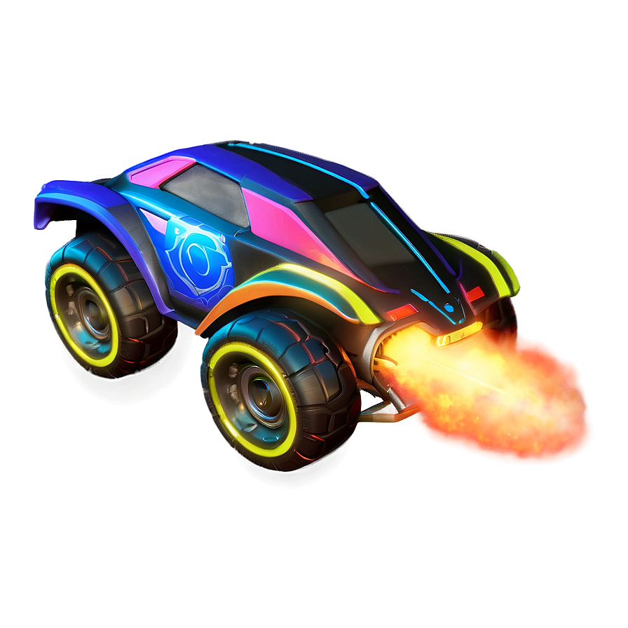 Download Rocket League Neon Goal Png Nmn62 | Wallpapers.com