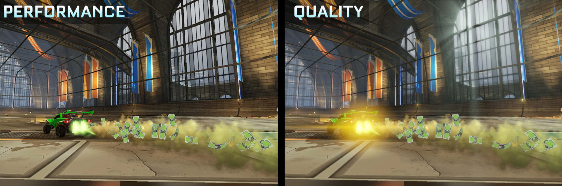 Rocket League Performancevs Quality PNG