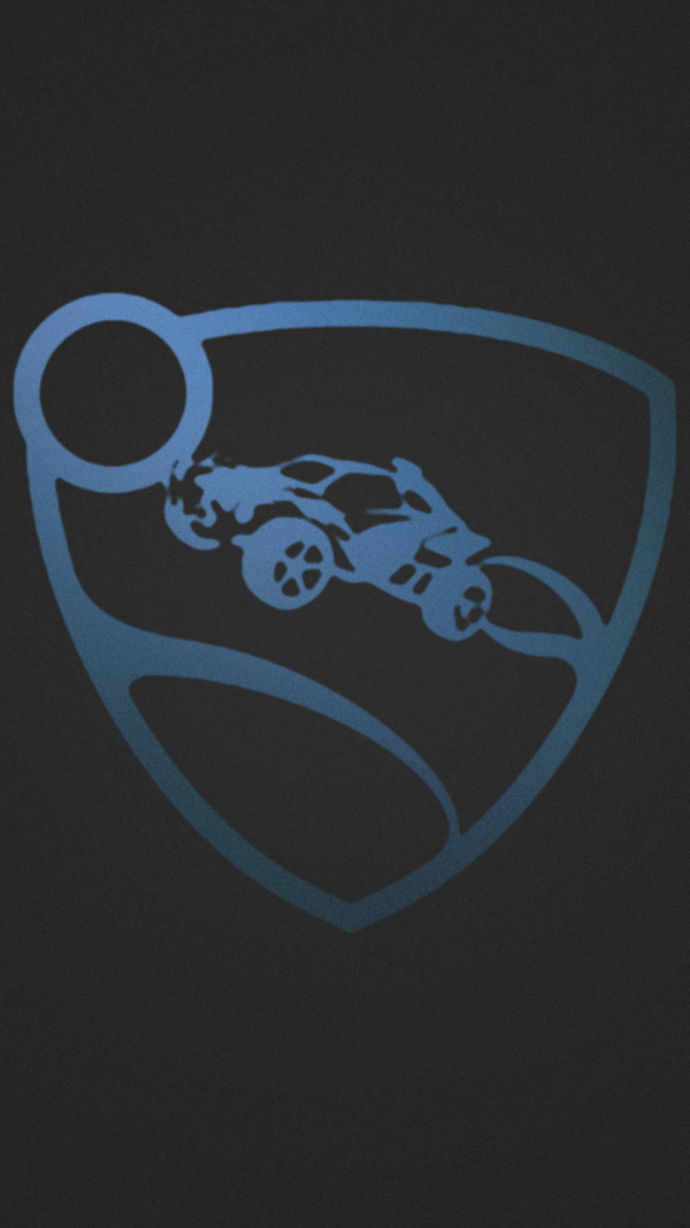 Rocket League Phone Badge Black And Blue Picture