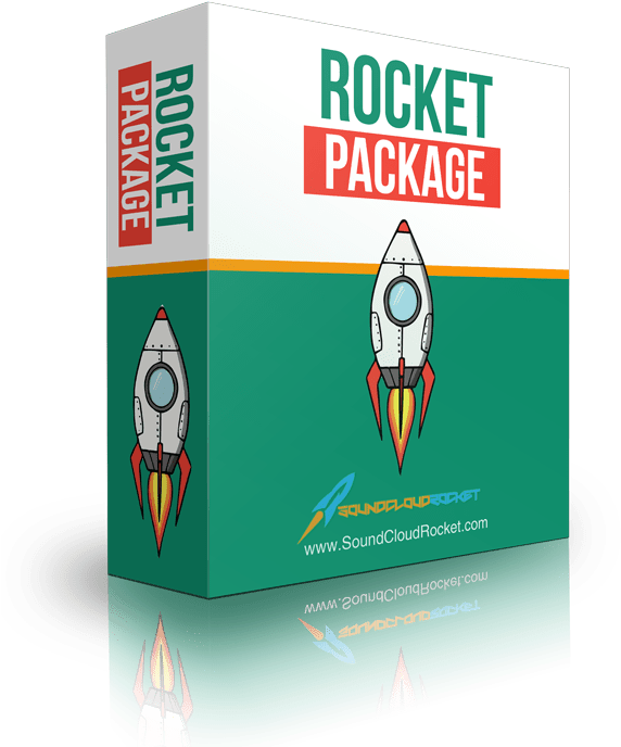 Rocket Package Product Box Design PNG