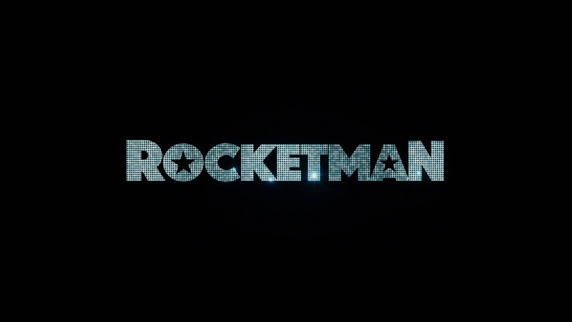Rocketman Blue Text