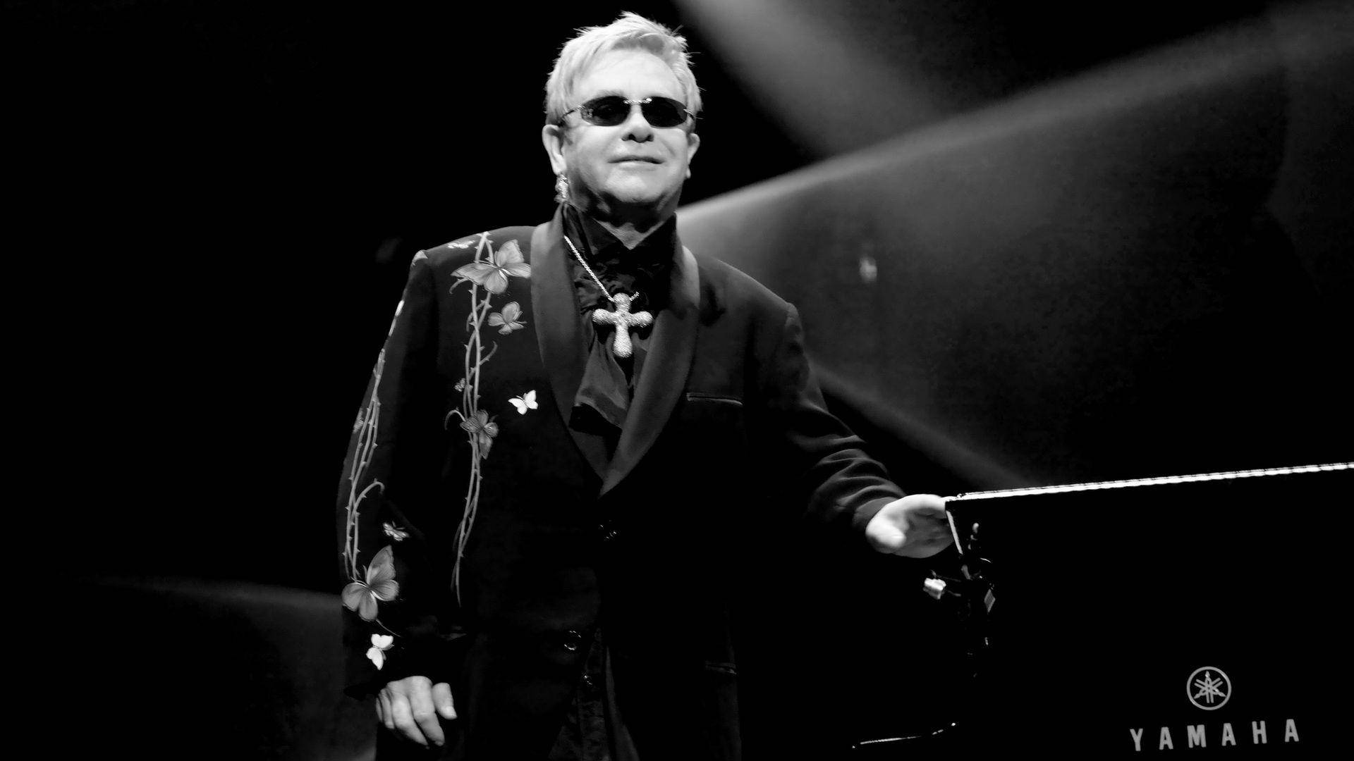 Rocketman Elton John In Black