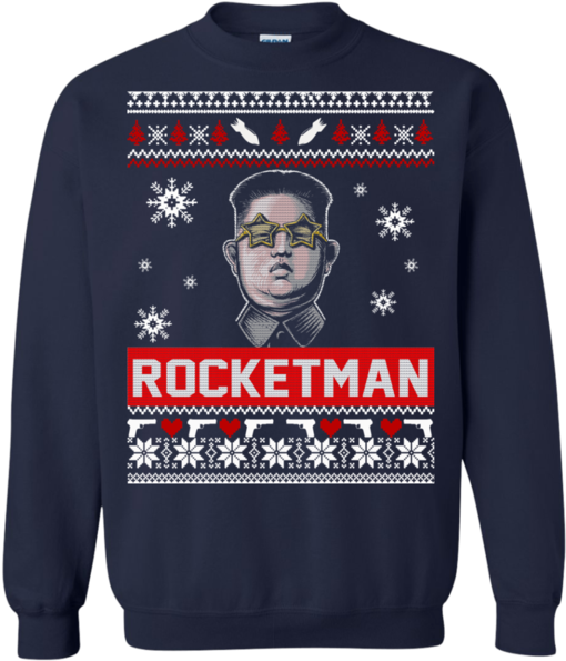 Rocketman Themed Sweater PNG