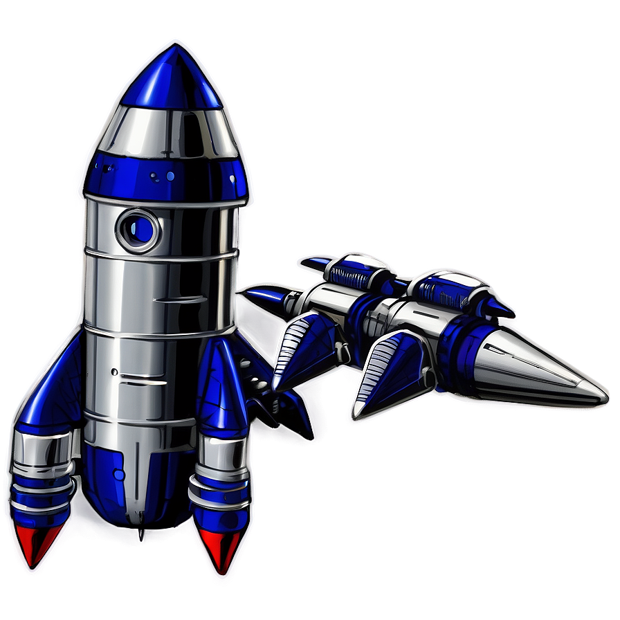 Rocketship Blueprint Png 36 PNG