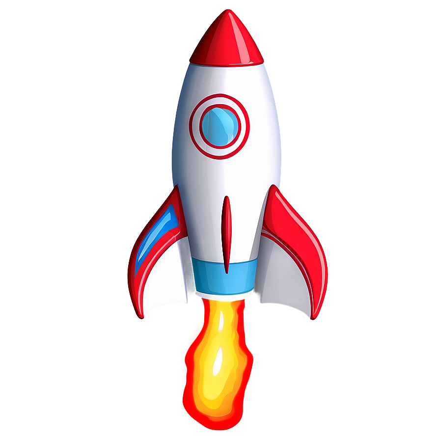 Rocketship With Flames Png Brq21 PNG