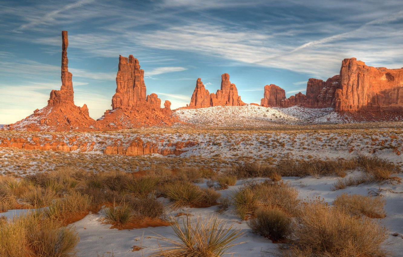 Rocklands At Monument Valley Wallpaper