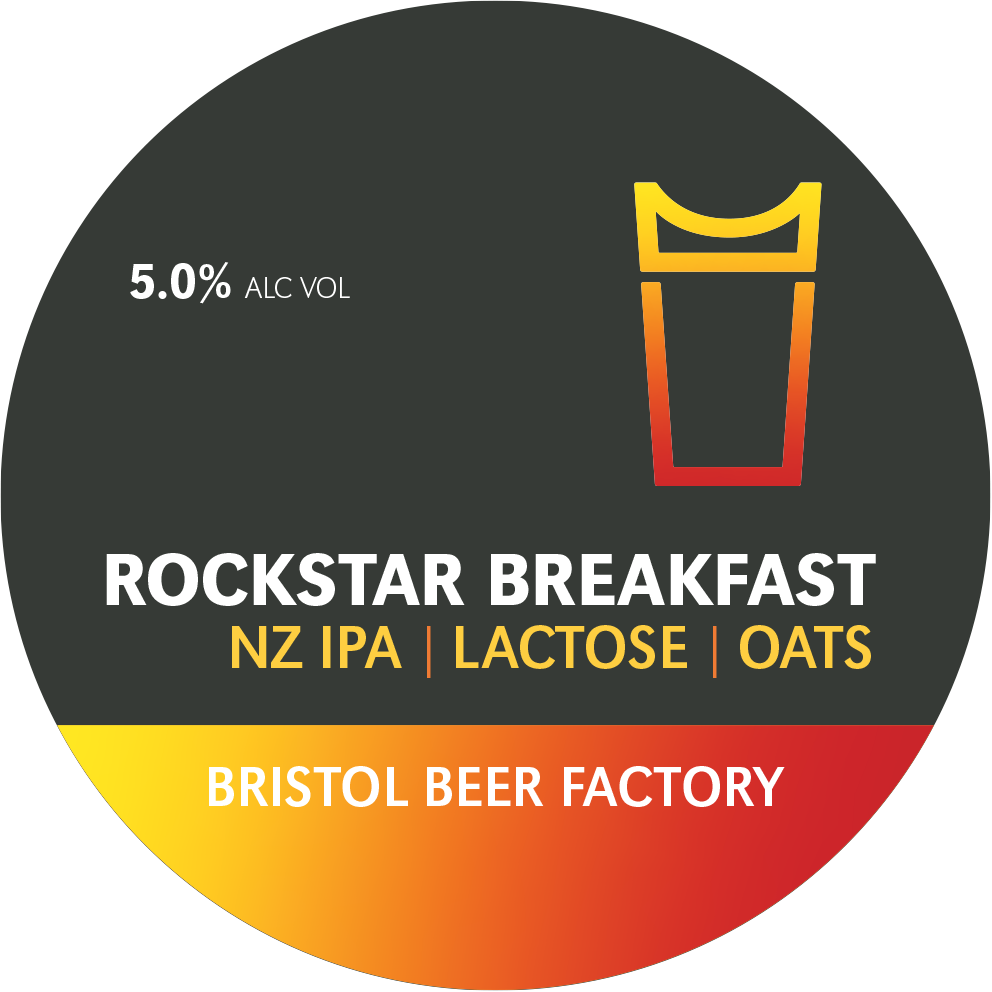 Download Rockstar Breakfast N Z I P A Beer Label