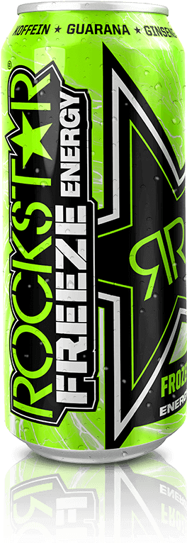 Rockstar Energy Drink Can Freeze Lime PNG