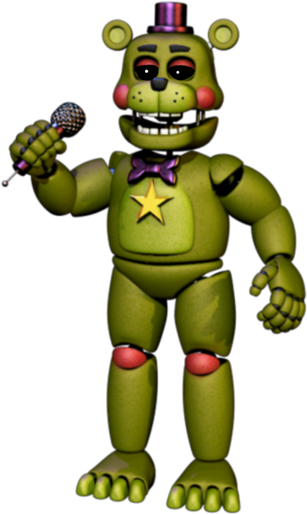 Rockstar Freddy F N A F Character PNG