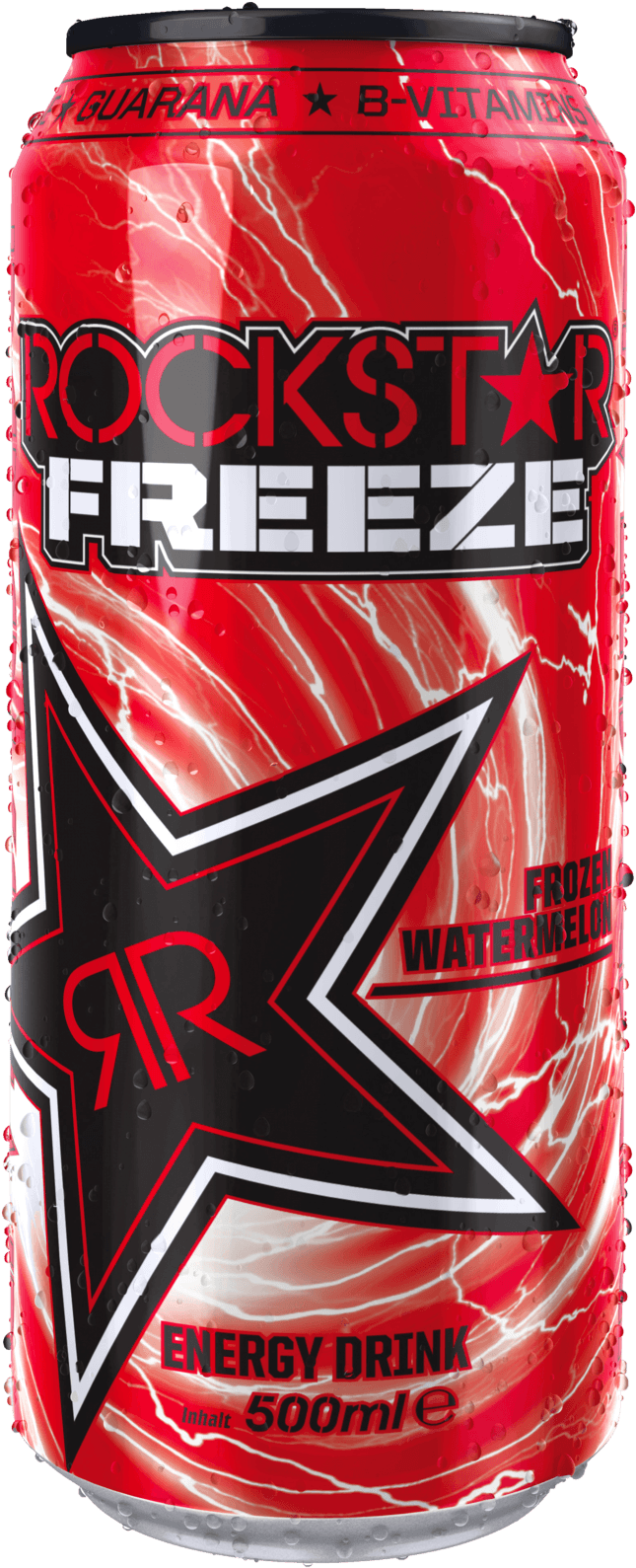 Rockstar Freeze Energy Drink Watermelon Can PNG