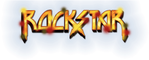 Rockstar Logo Flaming Text PNG