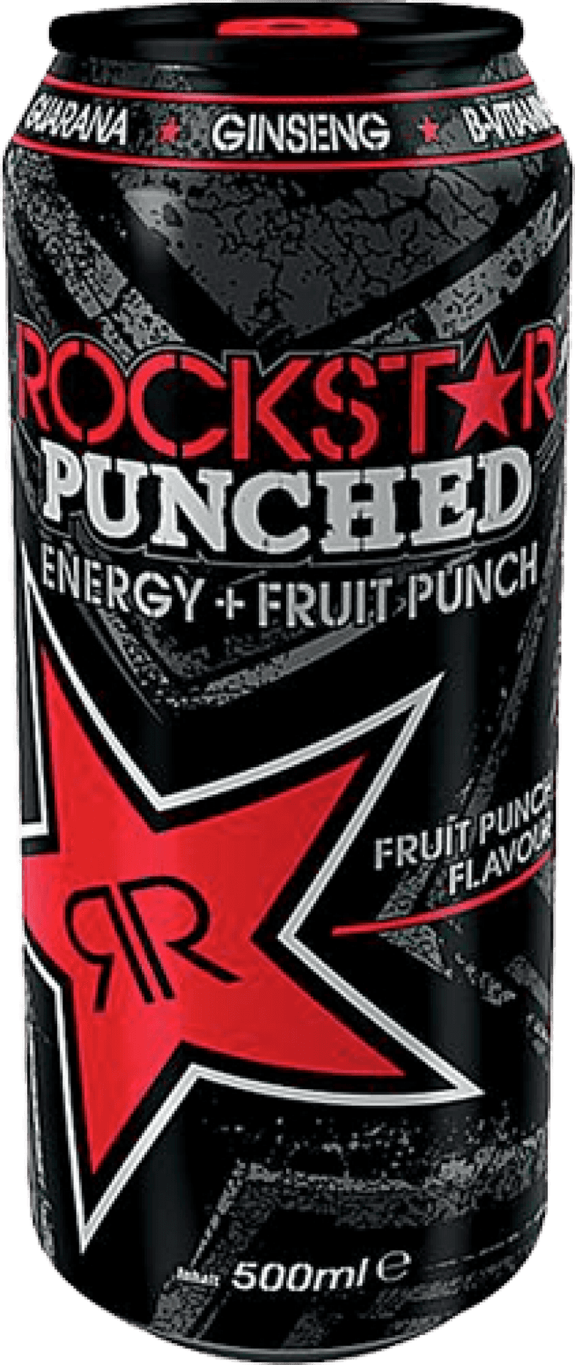 Rockstar Punched Energy Drink Can PNG