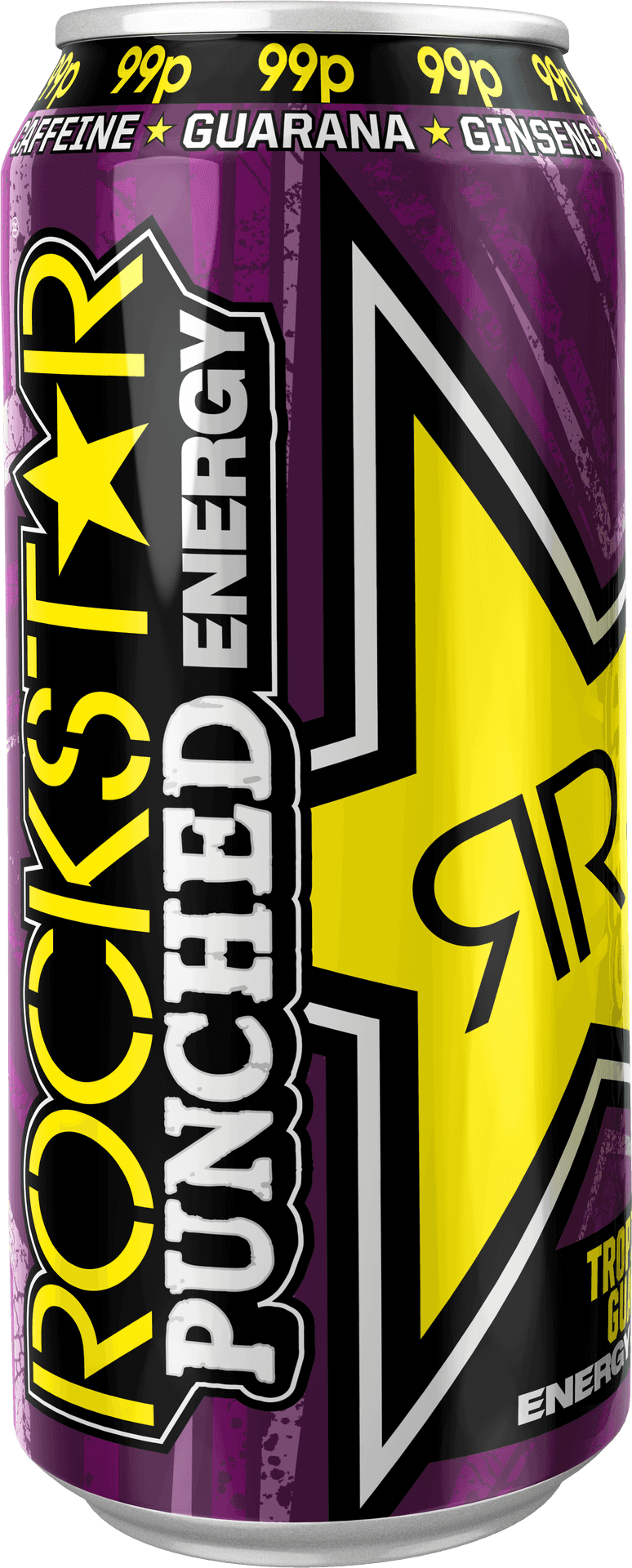 Rockstar Punched Energy Drink Can PNG