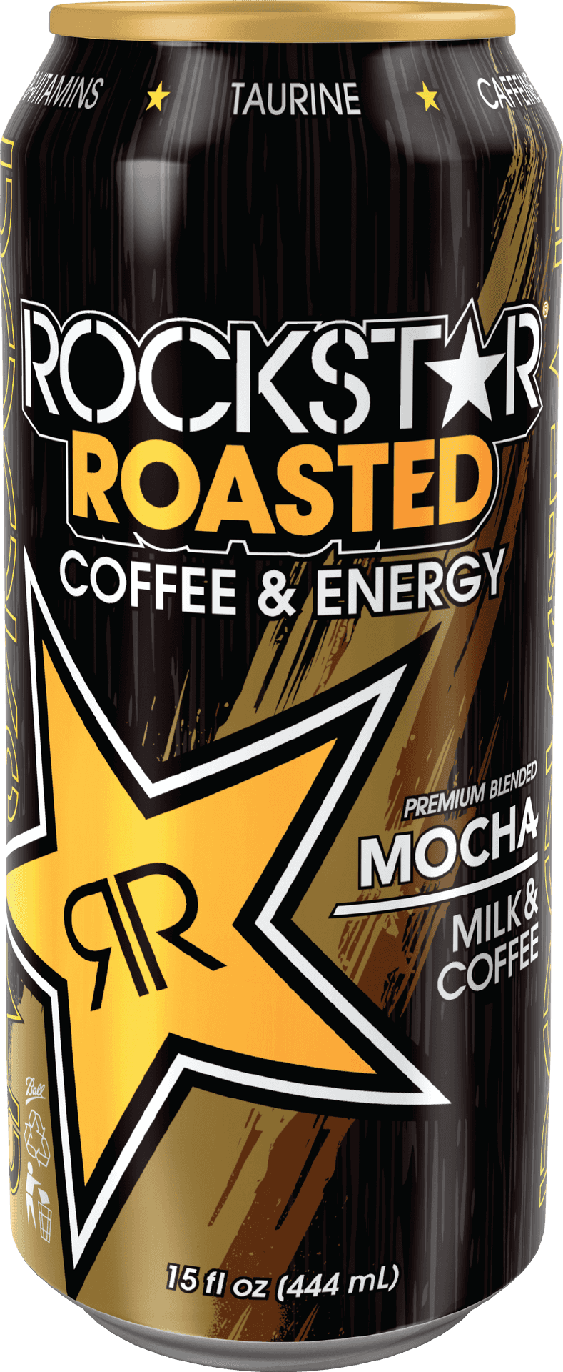 Download Rockstar Roasted Coffee Energy Drink Can | Wallpapers.com