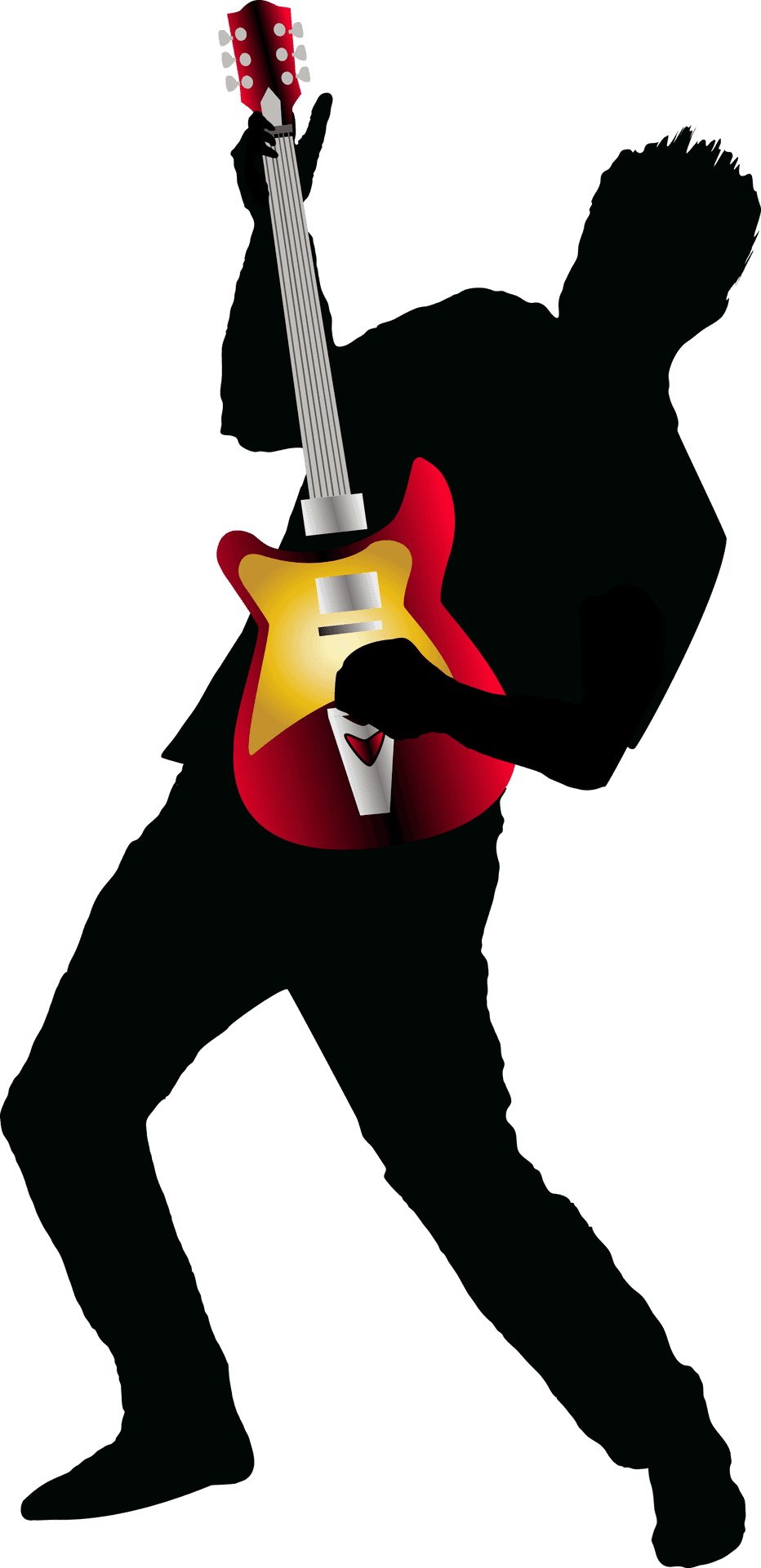 Rockstar Silhouette Guitarist.png PNG