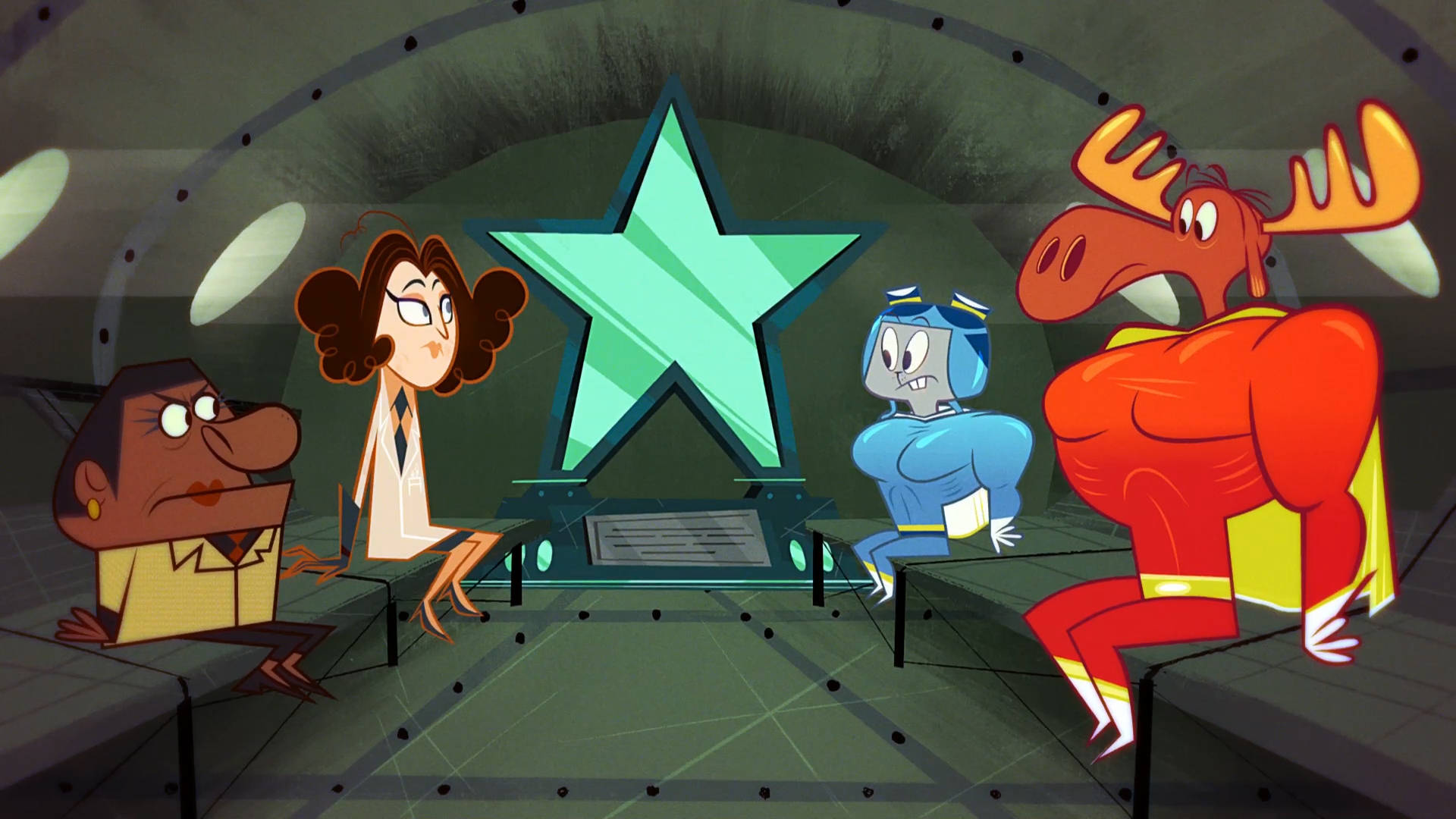 Rocky And Bullwinkle And Other Characters Wallpaper