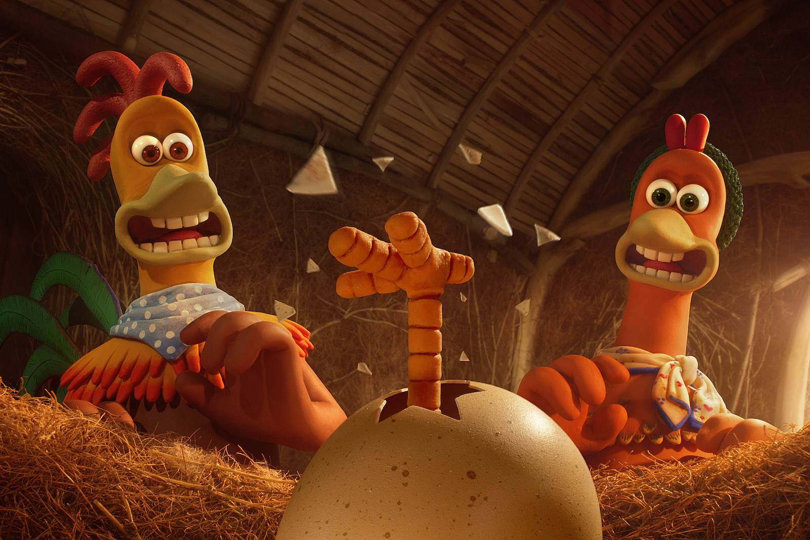 Rocky And Ginger In The Chicken Run Movie Wallpaper