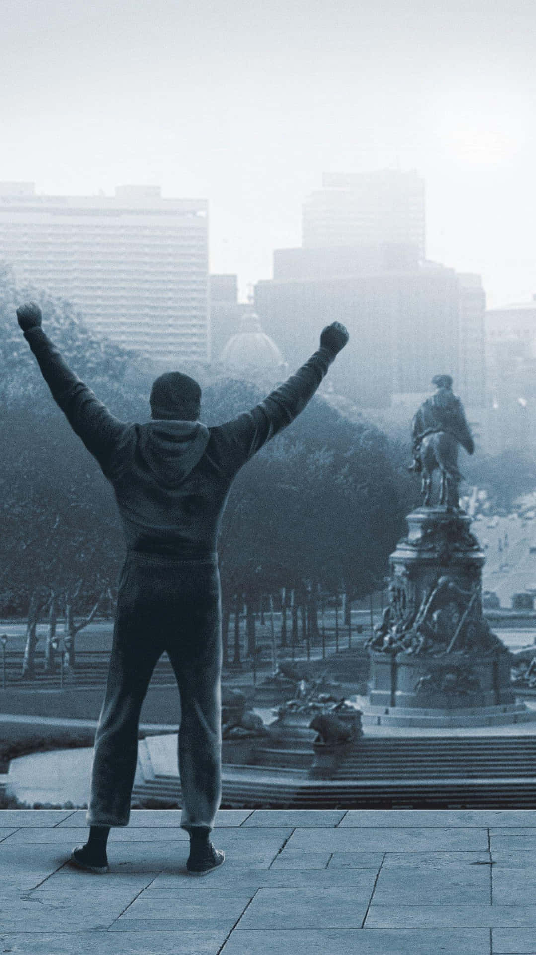 "rise To The Challenge With Rocky Balboa" Wallpaper