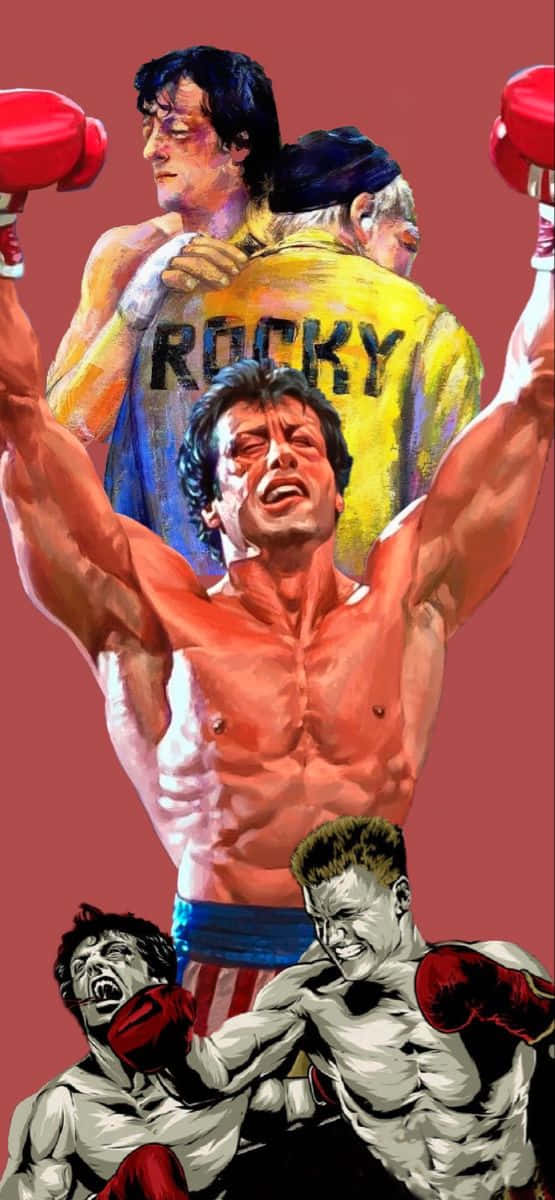 Cool Rocky Balboa Poster Wallpaper