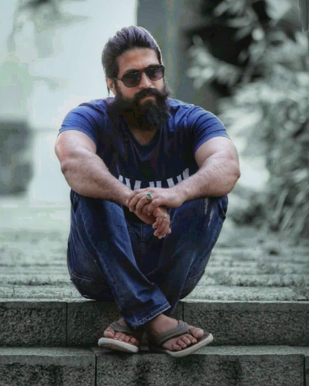 The Majestic Rocky Bhai in a Pensive Mood Wallpaper