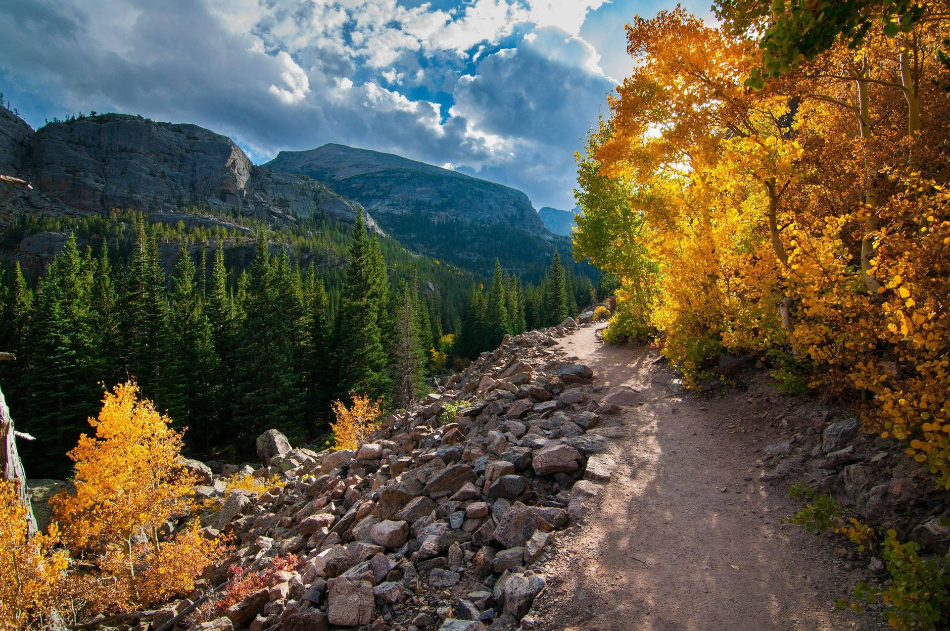 Rocky Mountain National Park During Autumn Wallpaper