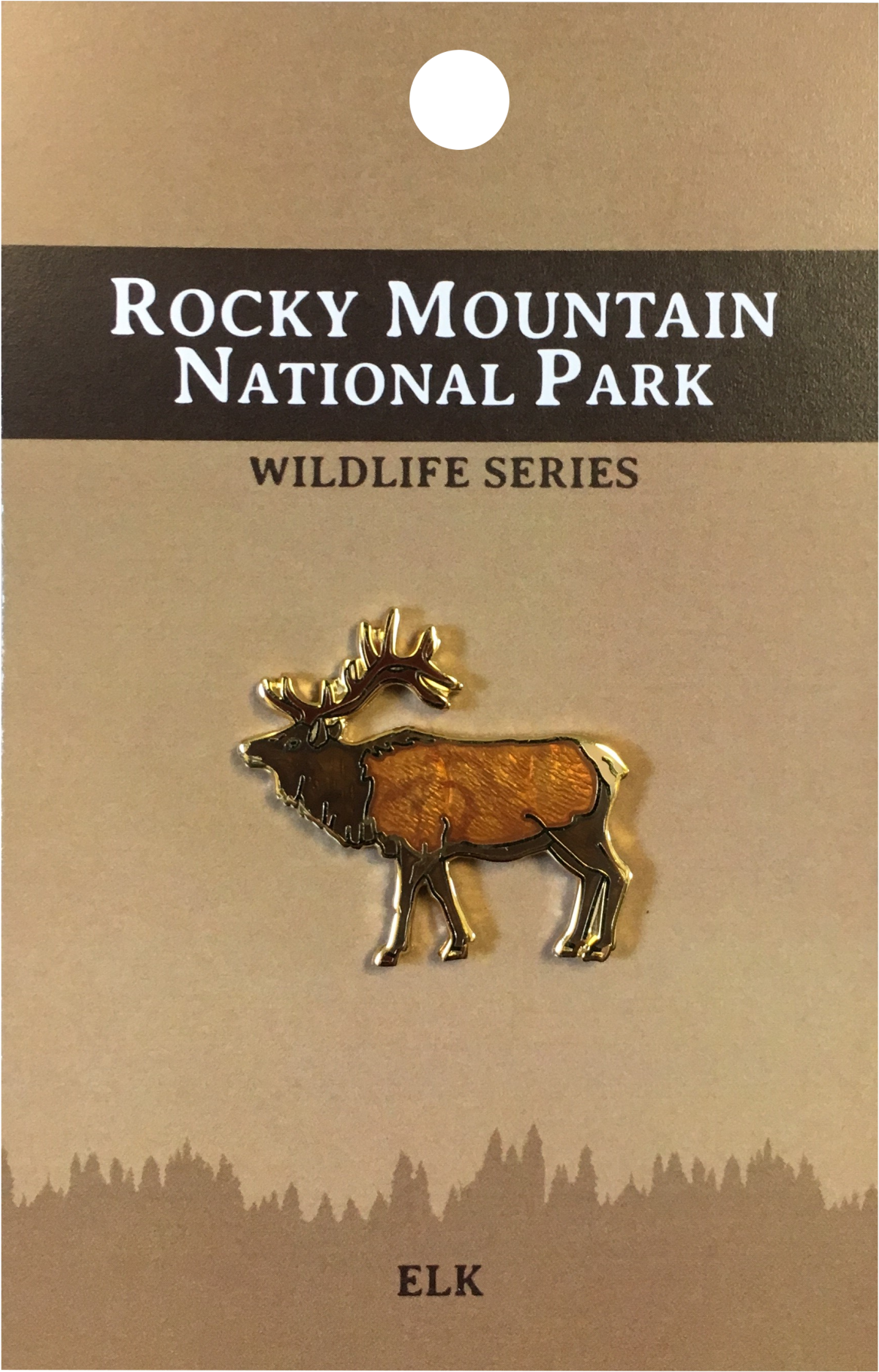 Rocky Mountain National Park Elk Pin PNG