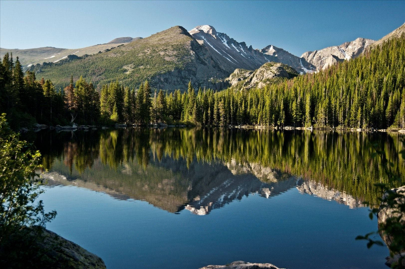 Rocky Mountain National Park Morgen Natur Sceneri Wallpaper