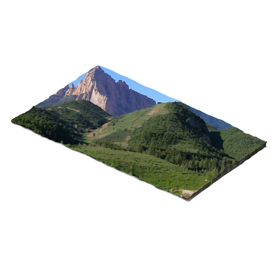 Rocky Mountain Scenery Png Msh PNG